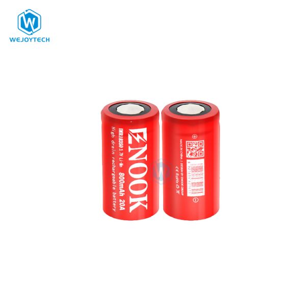 Original Enook 18350 battery 800mAh 3.7V 20A Rechargeable Li-M battery