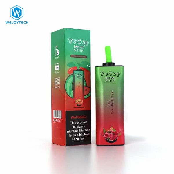 Original Breze Stiik Yocup 8000 puffs mesh coil vape disposable pod kit