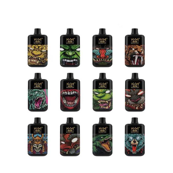 Authentic R and M Monster 6000 puffs vape disposable pod kit