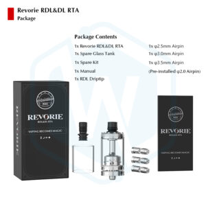 Authentic Ambition mods Revorie RDL&DL RTA 23MM 5ML Tank atomizer