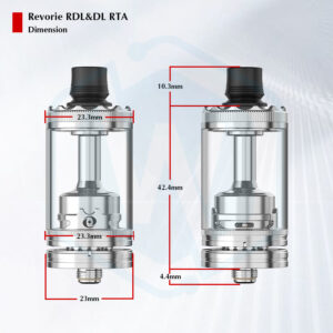 Authentic Ambition mods Revorie RDL&DL RTA 23MM 5ML Tank atomizer