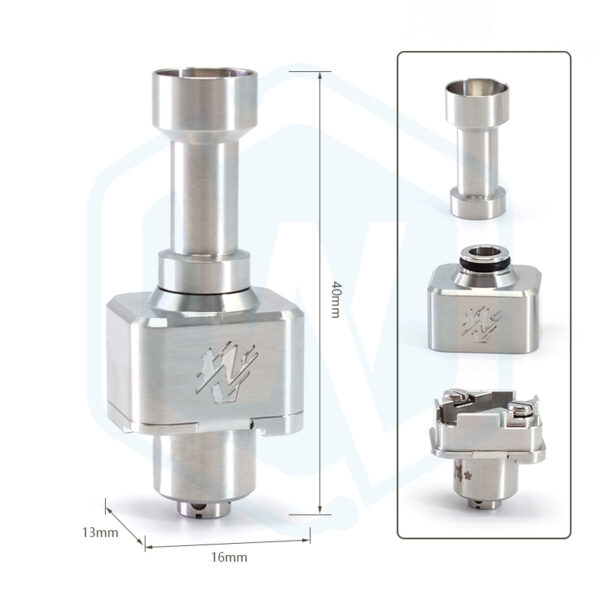 SXK SS316 BY-KA RBA MTL/RDL air pins tank for Billet box