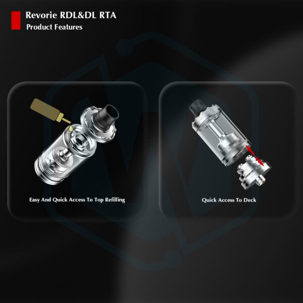 Authentic Ambition mods Revorie RDL&DL RTA 23MM 5ML Tank atomizer