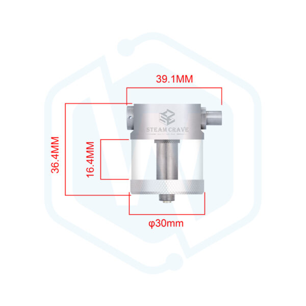 Authentic Steam Crave Pumper Squonker tank 30MM 12ML
