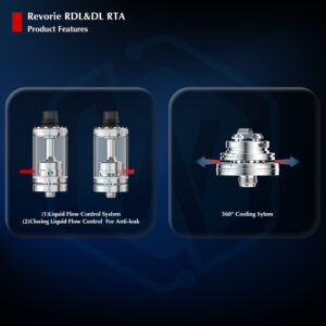 Authentic Ambition mods Revorie RDL&DL RTA 23MM 5ML Tank atomizer