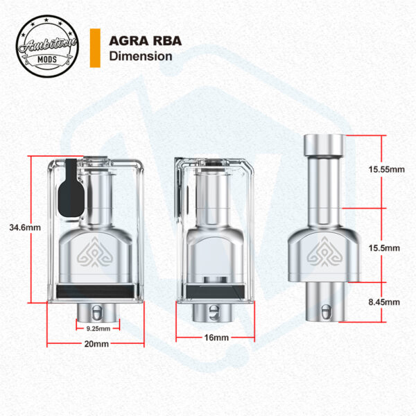 Authentic Ambition mods AGRA RBA tank for Dotaio/Billet box aio mod