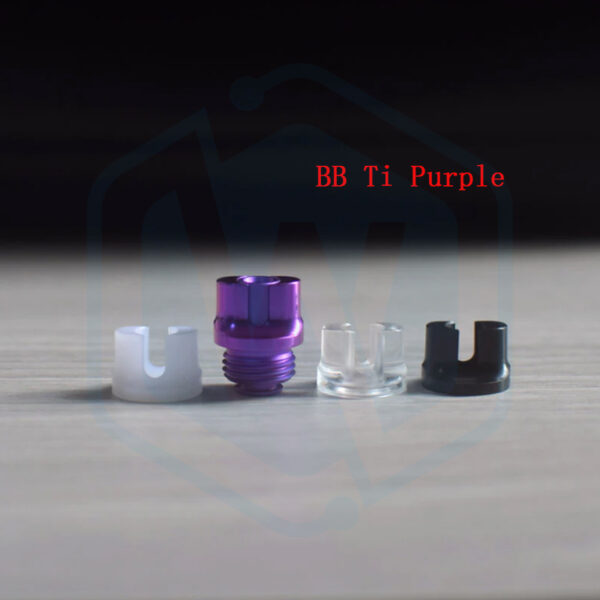 Authentic MK MODS TA Titanium material integrated drip tip set for Billet box