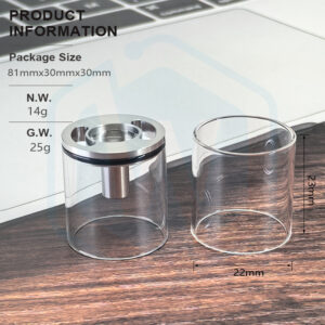 SXK SS316 style NOLA RTA 22MM 3.2ML vape rebuildable tank atomizer