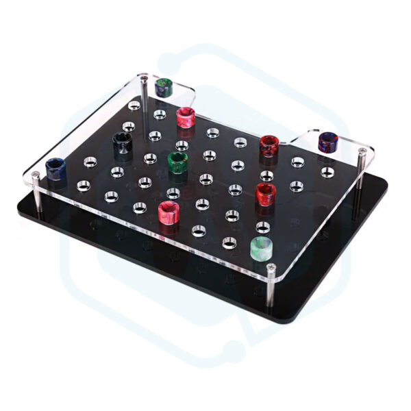 OEM style Acrylic 510 810 vape drip tips display stander vape show holders
