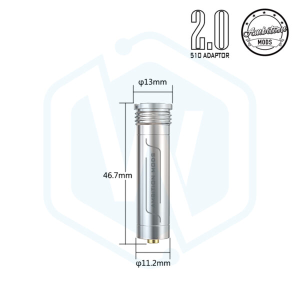 Authentic Ambition Mods 2.0 style 510 Adapter Connector for SXK BB/Billet box