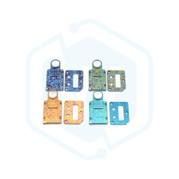 Authentic MK MODS Toxic titanium round inner set for billet box