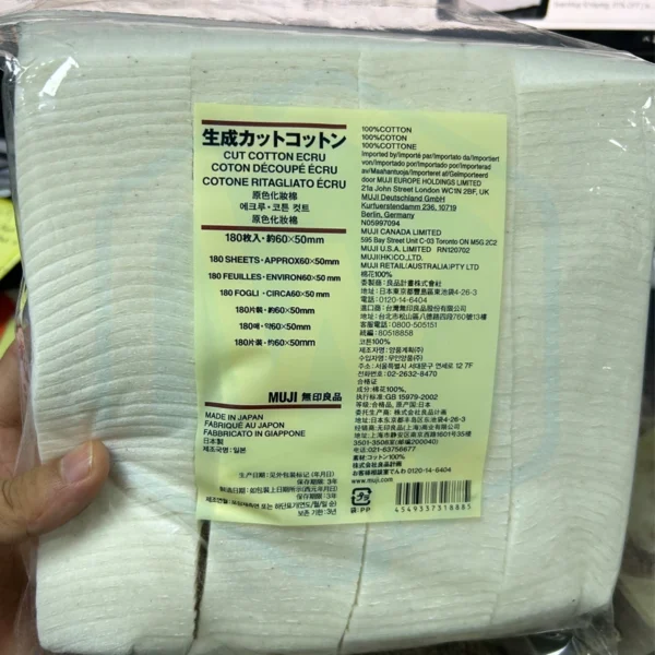 MUJI organic cotton 180 for DIY vape accessories cottons