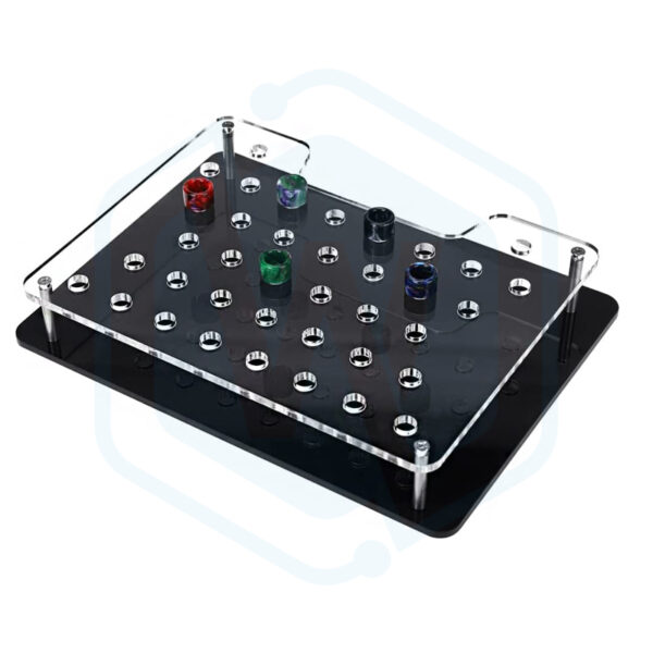 OEM style Acrylic 510 810 vape drip tips display stander vape show holders