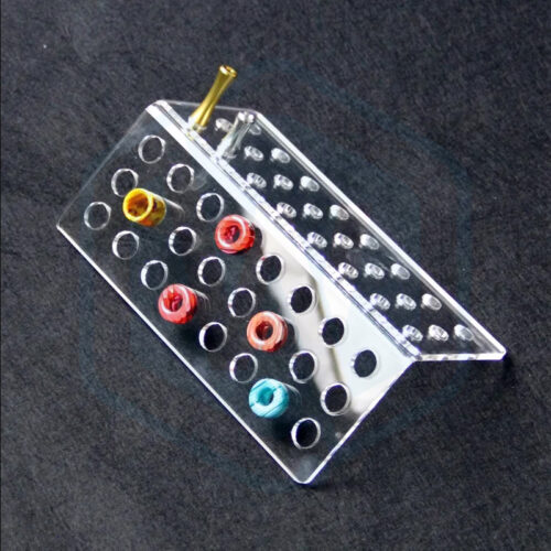 510/810 drip tip display stander 24/48 slot Acrylic clear vape mouth tips holder