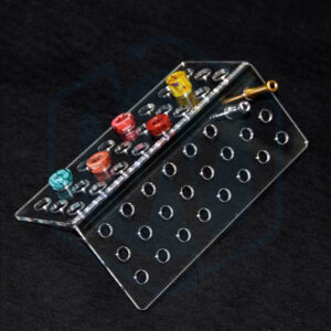 510/810 drip tip display stander 24/48 slot Acrylic clear vape mouth tips holder