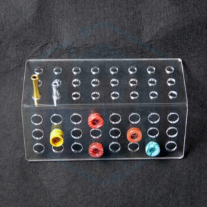 510/810 drip tip display stander 24/48 slot Acrylic clear vape mouth tips holder