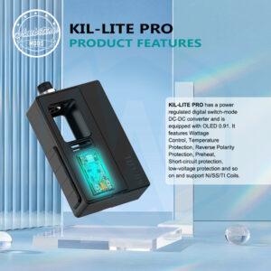 Authentic Ambition mods KIL-Lite pro 60W/DNA60C 18650 vape mods