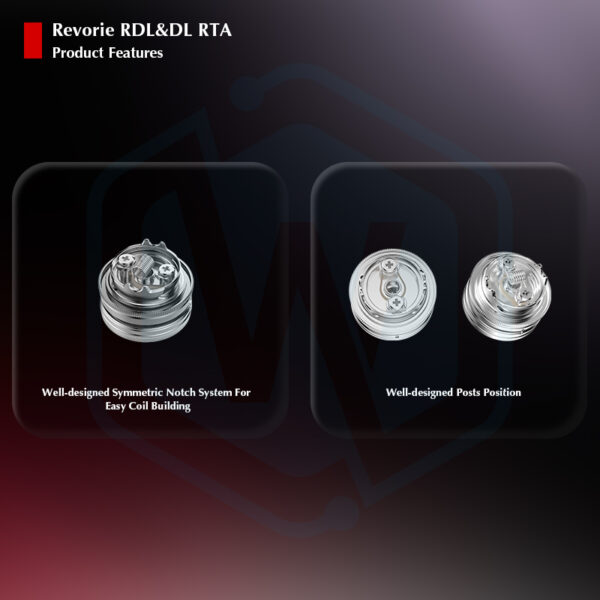 Authentic Ambition mods Revorie RDL&DL RTA 23MM 5ML Tank atomizer