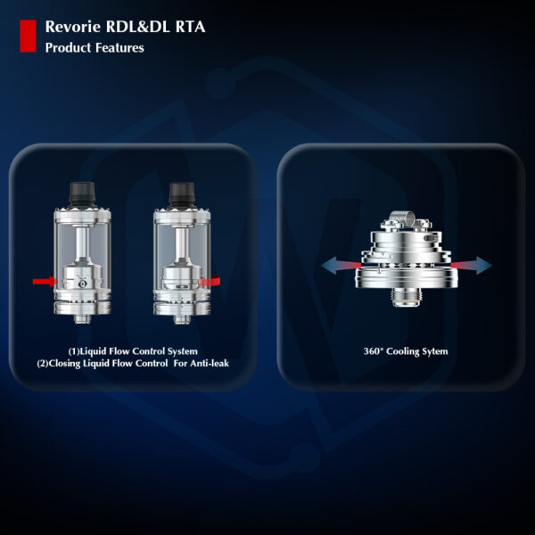 Authentic Ambition mods Revorie RDL&DL RTA 23MM 5ML Tank atomizer