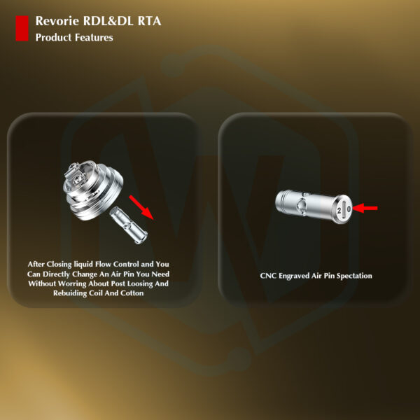 Authentic Ambition mods Revorie RDL&DL RTA 23MM 5ML Tank atomizer