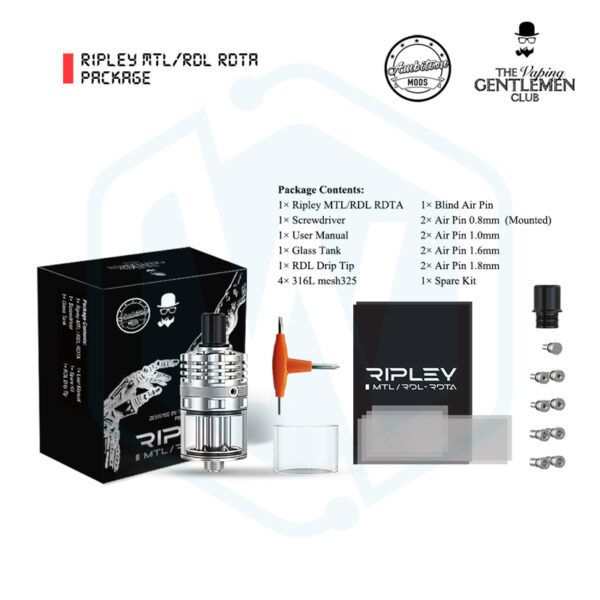 Authentic Ambition mods Ripley MTL&RDL 22MM 3.2ML RDTA
