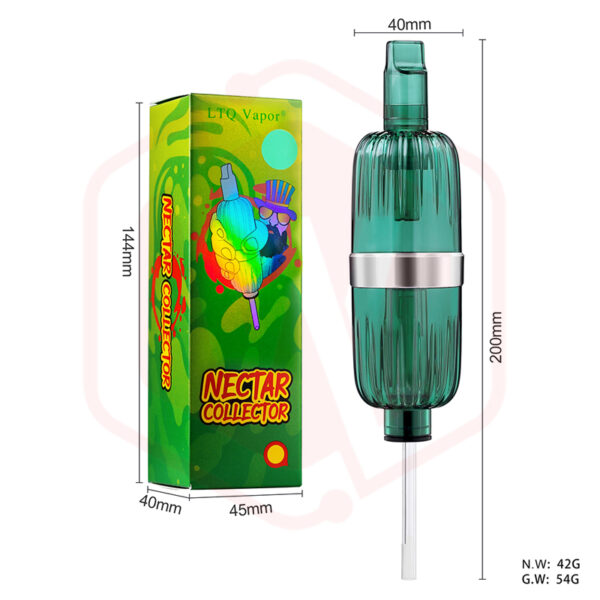 Original LTQ Necter Collector Handheld Plastic Water Smoking Pipe Tobacco paste oioes accessories