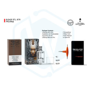 Authentic Ambition mods Bi2hop MTL RTA 22MM 2.0ML/4.0ML Tank atomizer