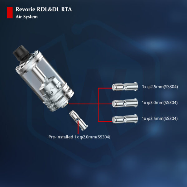 Authentic Ambition mods Revorie RDL&DL RTA 23MM 5ML Tank atomizer