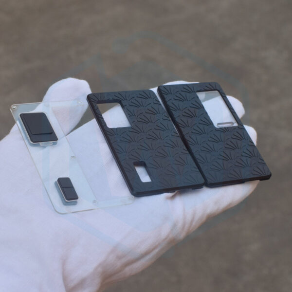 Authentic MK MODS engraved panels with inner for dotaio v2 aio mod