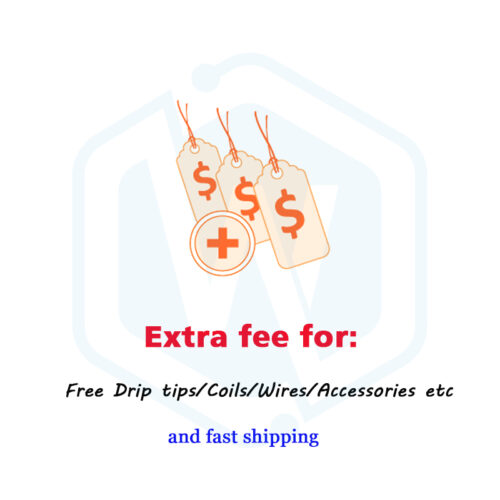 Extra fee for fast shipping and free gifts