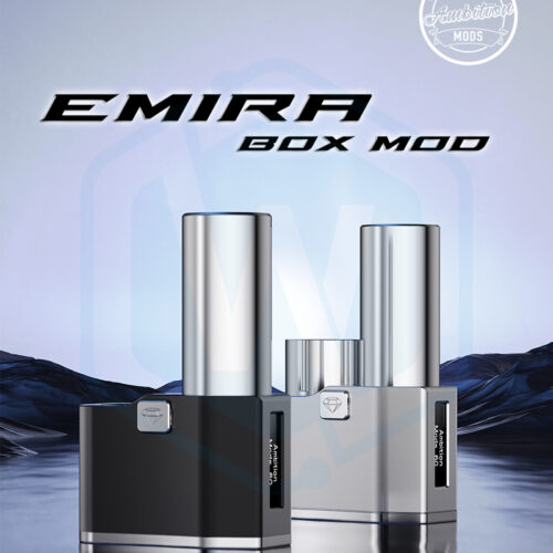 Authentic Ambition mods Emira 60W OLED screen 18650 SBS mod