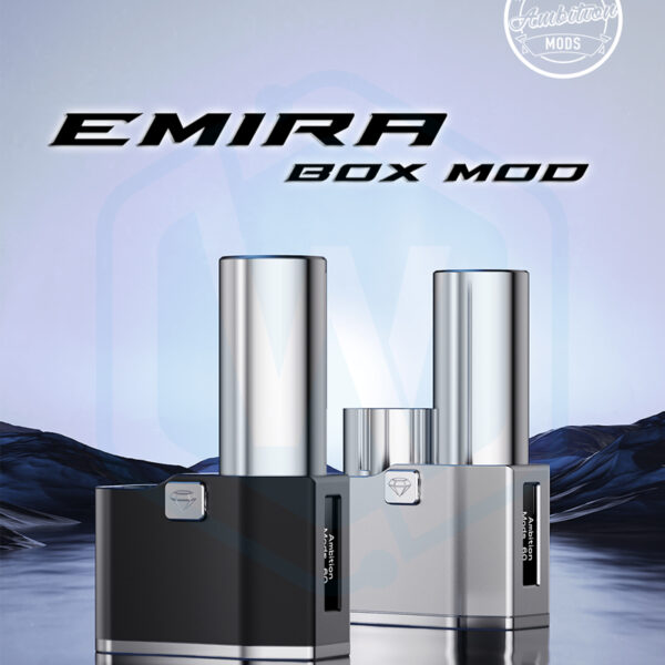 Authentic Ambition mods Emira 60W OLED screen 18650 SBS mod