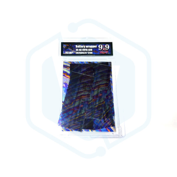 Authentic AXB vape Customized Zircu-Ti 18650/21700 battery wraps pack of 6pcs