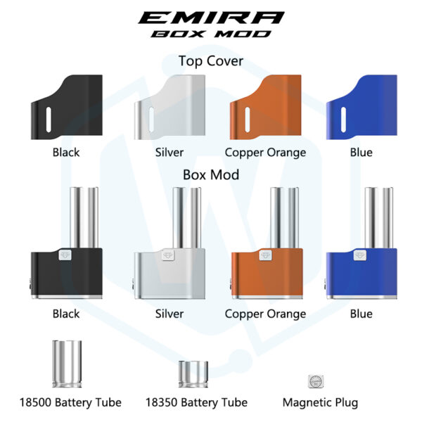 Authentic Ambition mods Emira 60W OLED screen 18650 SBS mod