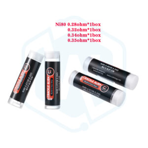 Authentic Coilology Crackle Alien Ni80 handmade vape prebuilt coils pack 4pcs boxes