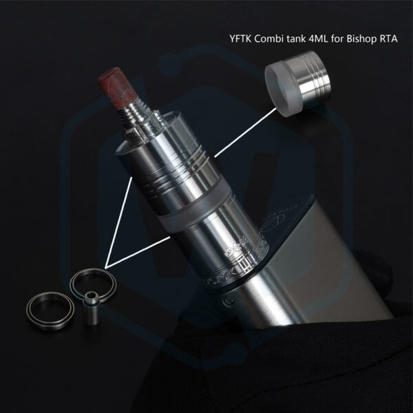 YFTK glass kit for 415 RTA Virtuous 22MM extension accessories