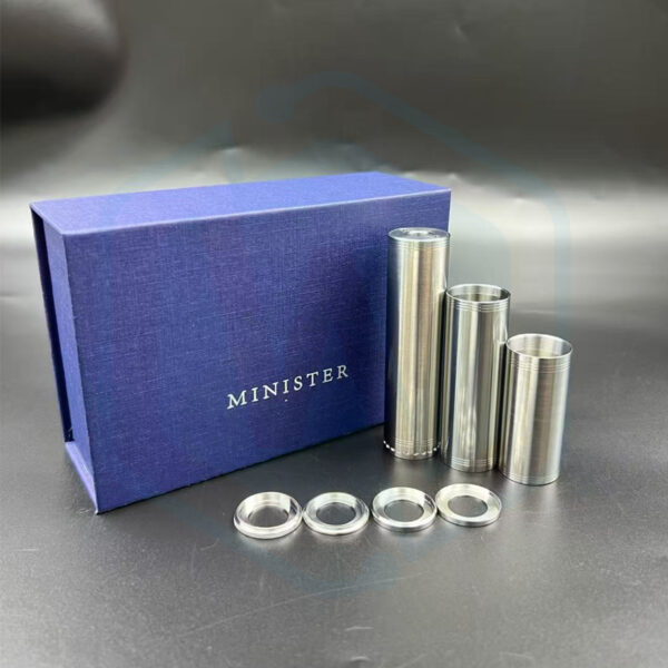 Wejoytech style Minister Mech mod 18350/18500/18650 battery 20MM mechanical mods