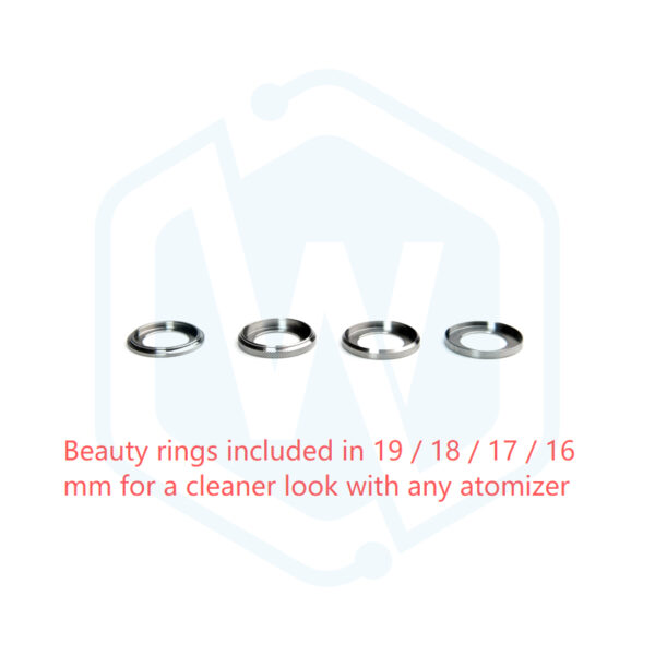 Wejoytech style Minister Mech mod 18350/18500/18650 battery 20MM mechanical mods