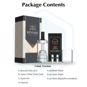 Authentic Ambition mods Revorie MTL style 23MM 2ml/5ml Tank atomizer