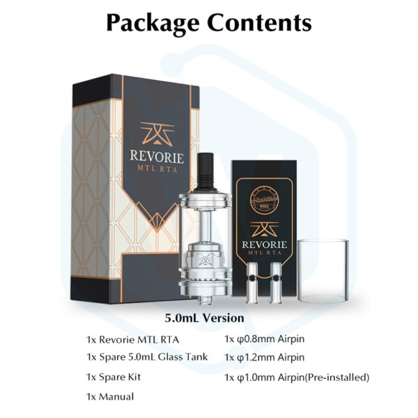 Authentic Ambition mods Revorie MTL style 23MM 2ml/5ml Tank atomizer