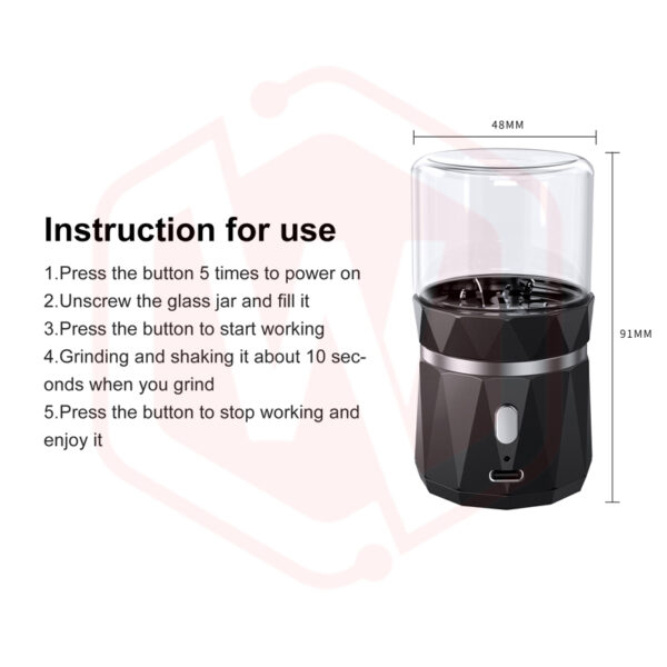 Authentic LTQ design Mini electric grinder 400mah DIY tools