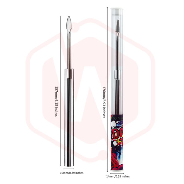 Authentic LTQ design dab tool DIY style Acrylic Sanless steel screwdriver
