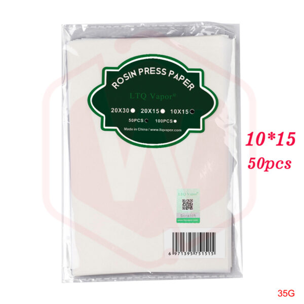 Authentic LTQ design Rosin press Paper 50cs pack