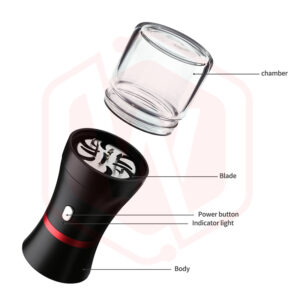 Authentic LTQ electric herb grinder 1100mAh 18350 battery DIY tools