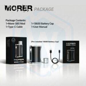Authentic Ambition mods Morer SBS 60W 18500/18650 mod