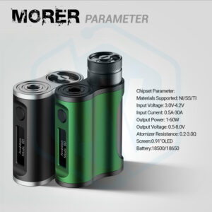 Authentic Ambition mods Morer SBS 60W 18500/18650 mod