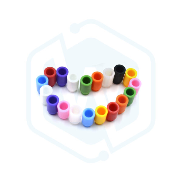2 Disposable style colorful silicone 510 810 drip tips 50pcs pack