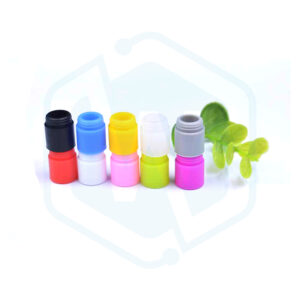 Disposable style colorful silicone 510 810 drip tips 50pcs pack