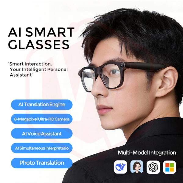 Wejoy AI Smart glasses with bluetooth/camera/translation/phone call designs